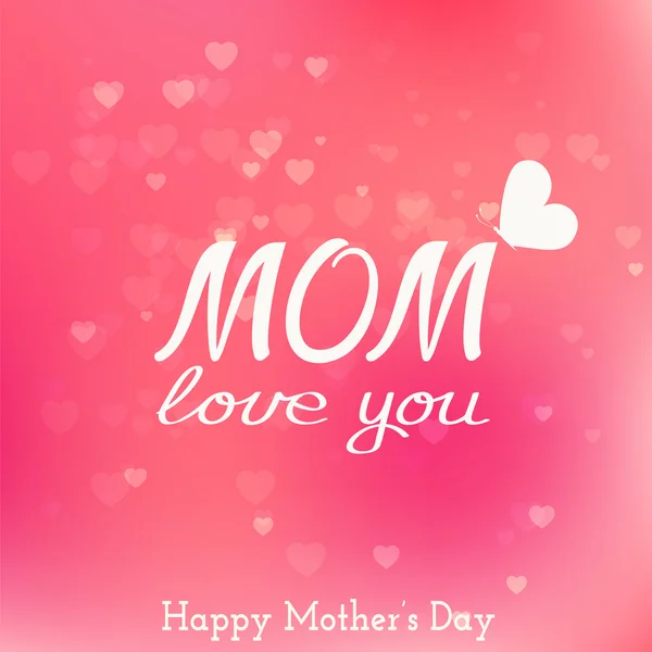 Happy mother day card. — Stock Vector