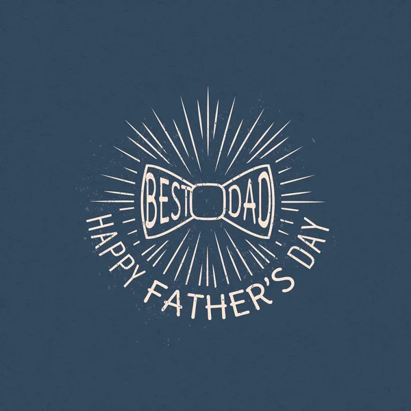 Babalar günü kartı. — Stok Vektör