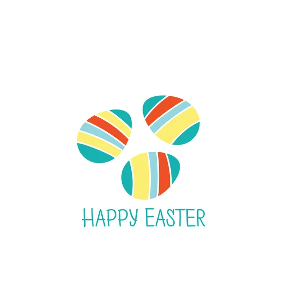 Bonne carte de vœux de Pâques — Image vectorielle