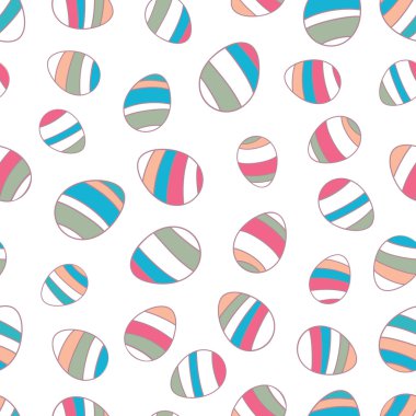 Paskalya yumurta seamless modeli.