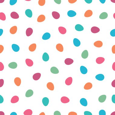 Paskalya yumurta seamless modeli.