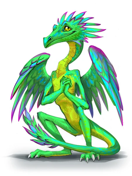 Green dragon — Stock Photo, Image