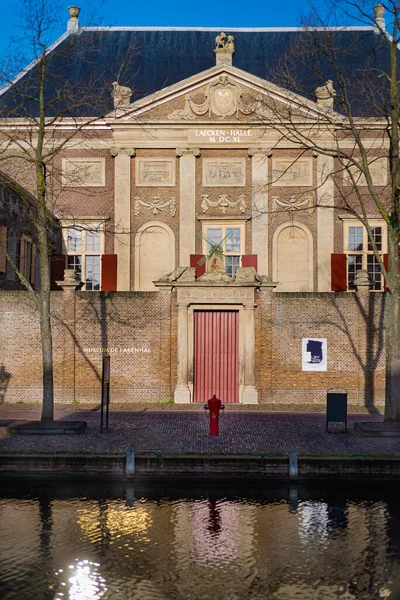 December 2020 Leiden Holland Facade City Museum History Fine Art — Stock Photo, Image