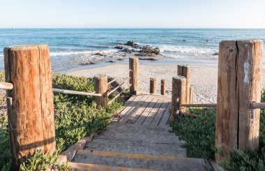 Carpinteria Coast Stairs clipart