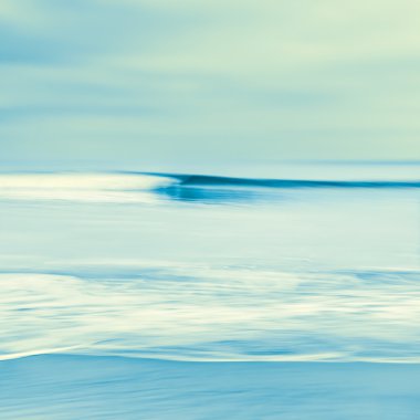 Blurred Wave in Blue clipart