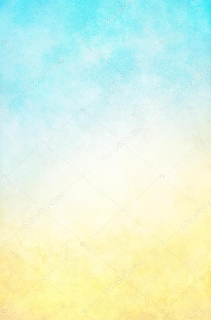 Hi-Key Yellow Blue Background