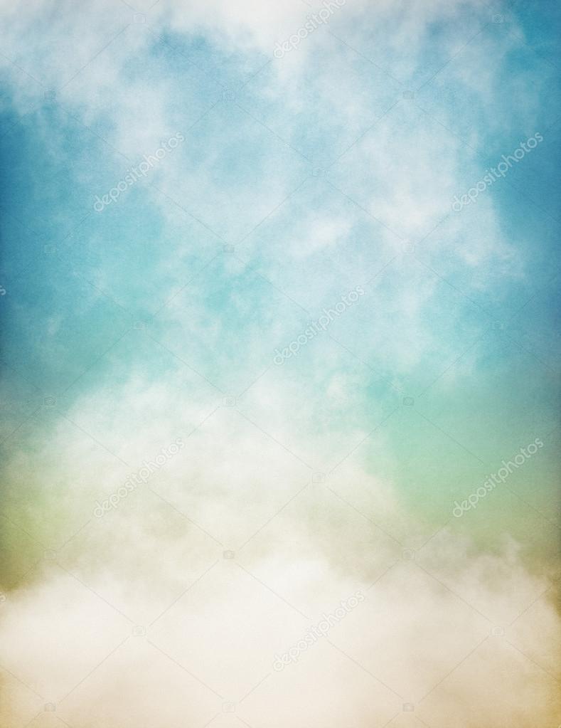 Soft Colored Fog on Paper