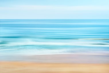 California sahil deniz manzarası