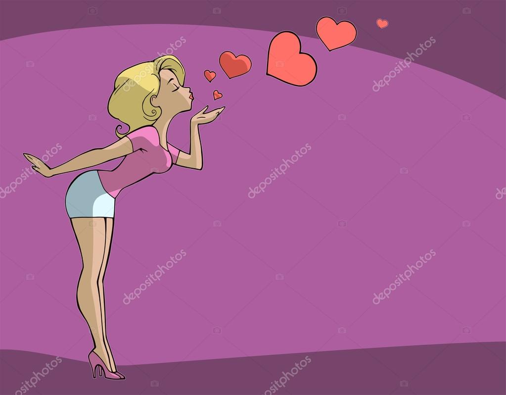 Картинка, картинки воздушные поцелуи для мужчины мультяшные