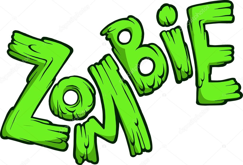 Download Cartoon zombie word — Stock Vector © A_Petruk #76771139
