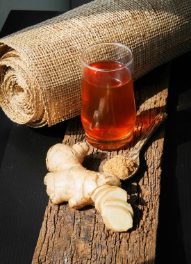 Taze zencefil çayı