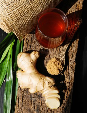 Taze zencefil çayı