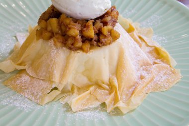  Elma kek meyveli turta Deconstruction