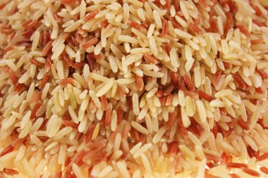 kahverengi pirinç taneleri arka plan