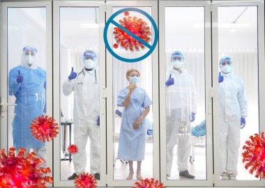 Doktor ve hastalık kontrol uzmanları COVID 19 hastalarıyla ilgilenebilir. Coronavirus hastası iyileşti. Önleme, bağışıklık sistemi hayati organları çalışır durumda tutar ve Corona virüsünün 3 boyutlu işlemesini önler.