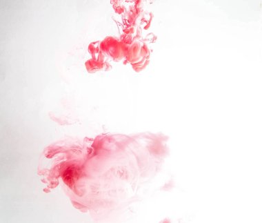 Hareket rengi suya düşer, mürekkep kıvrılır, mürekkep soyutlanır. Suyun altında süslü bir mürekkep bulutu. Kristal renkler ve suda mürekkep. Soyut arkaplan