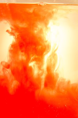 Mürekkep su yumuşak odak süslü rüya bulutu