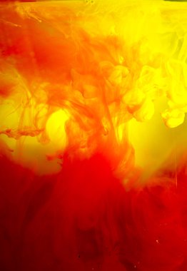 Mürekkep su yumuşak odak süslü rüya bulutu