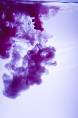 Mürekkep su yumuşak odak süslü rüya bulutu