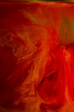 Mürekkep su yumuşak odak süslü rüya bulutu