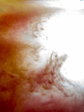 Mürekkep su yumuşak odak süslü rüya bulutu