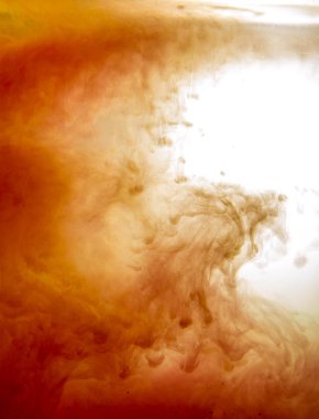 Mürekkep su yumuşak odak süslü rüya bulutu