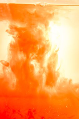 Mürekkep su yumuşak odak süslü rüya bulutu