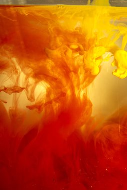 Mürekkep su yumuşak odak süslü rüya bulutu