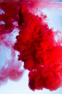 Mürekkep su yumuşak odak süslü rüya bulutu