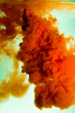 Mürekkep su yumuşak odak süslü rüya bulutu