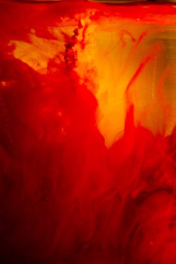 Mürekkep su yumuşak odak süslü rüya bulutu