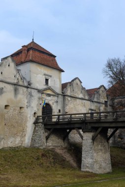 Eski Ukrayna 'nın antik bir kalesi, Lviv.