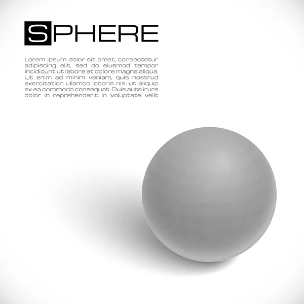 3d textured sphere. — Stock Vector