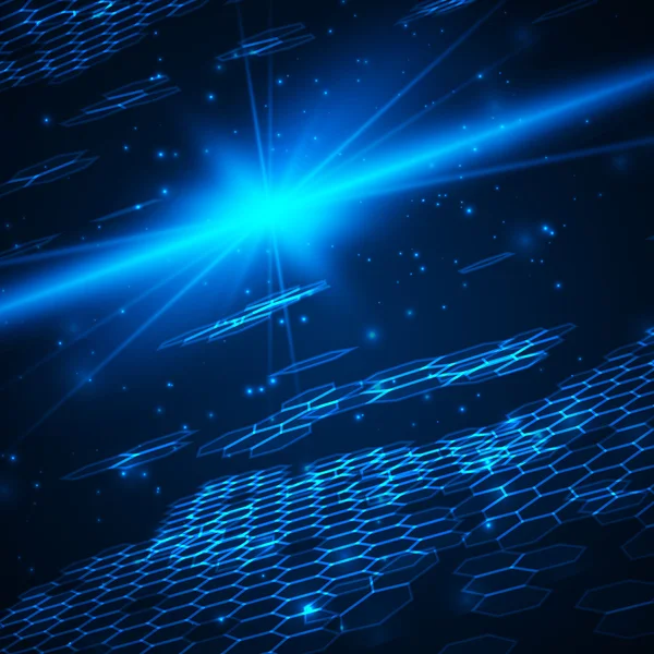 Fütüristik dijital arka plan metin için yer ile.