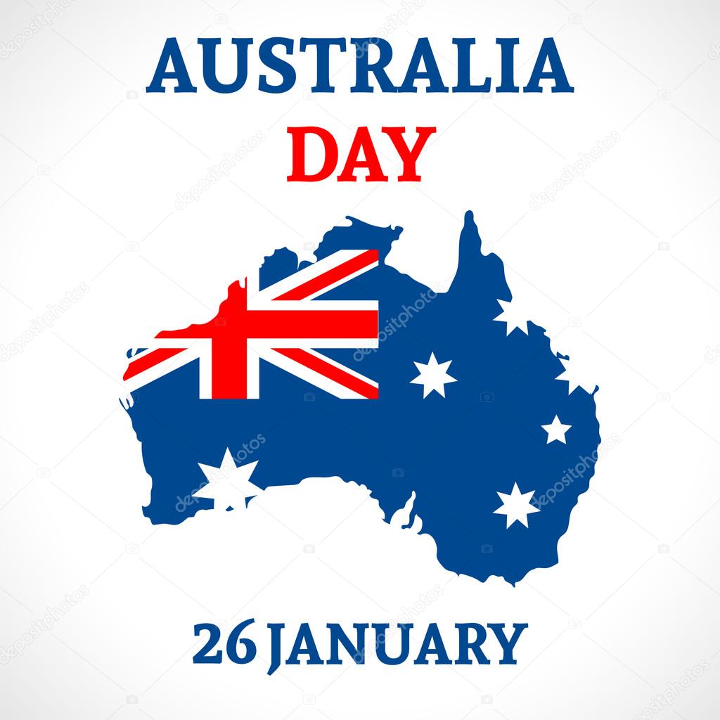 Australia Day Background.