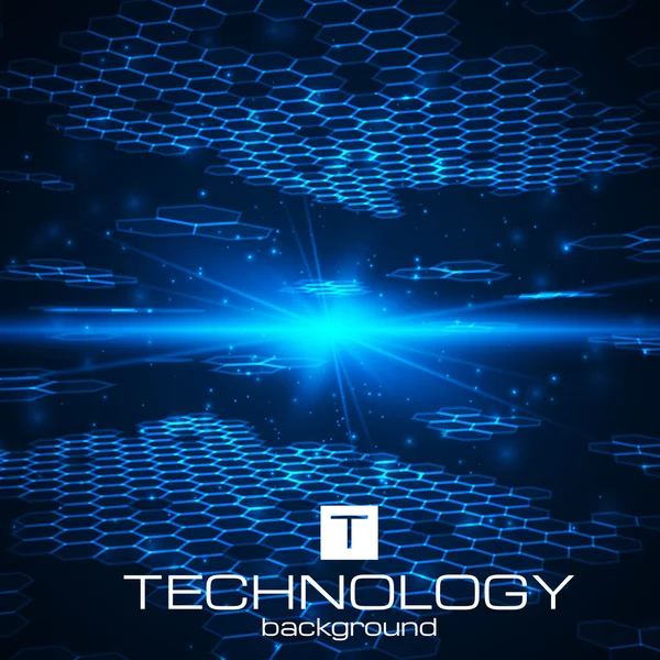 Fütüristik dijital arka plan metin için yer ile.