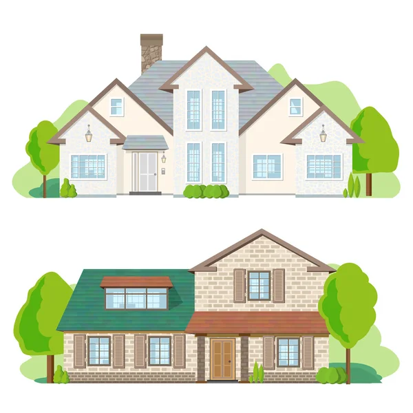 New House cottage — Stock Vector