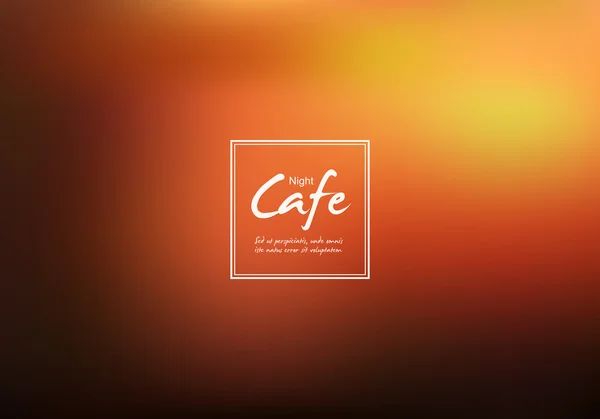 Cafe background — Stock Vector