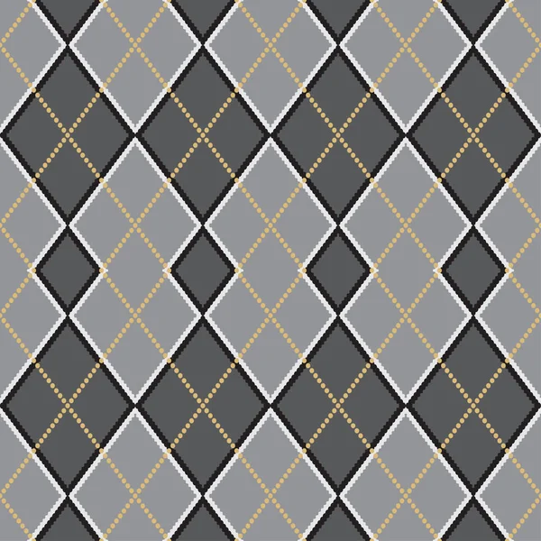 Patrón Argyle Sin Costuras Compuesto Diamantes Varios Colores Sobre Fondo — Archivo Imágenes Vectoriales