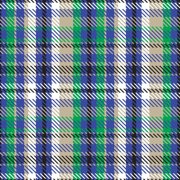 Klassiskt Tartan Mönster Abstrakt Sömlöst Rutigt Mönster Färgad Skotsk Bur — Stock vektor