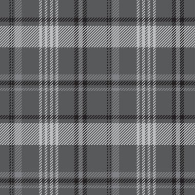 Siyah ve beyaz ekose desenli. Soyut, çizgili, çizgili duvar kağıdı. Tek renkli modern kafes dokusu. Kumaşlar, gömlekler, tekstil ve perdeler üzerindeki baskı vektör grafikleri.