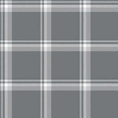 Siyah ve beyaz ekose desenli. Soyut, çizgili, çizgili duvar kağıdı. Tek renkli modern kafes dokusu. Kumaşlar, gömlekler, tekstil ve perdeler üzerindeki baskı vektör grafikleri.