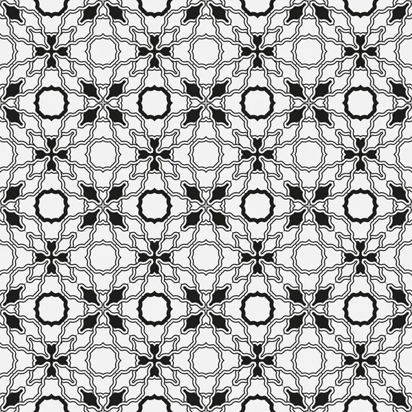 Vector Inconsútil Abstracto Patrón Textura Geométrica Moderna Fondo Monocromo Línea — Archivo Imágenes Vectoriales