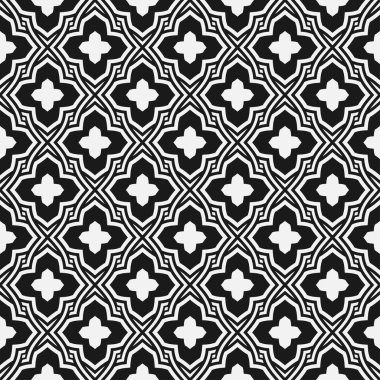 Soyut, pürüzsüz bir vektör desen. Modern geometrik doku. Kartın tasarımı için ince satırdan tek renkli arka plan, bir kapak, bir broşür.