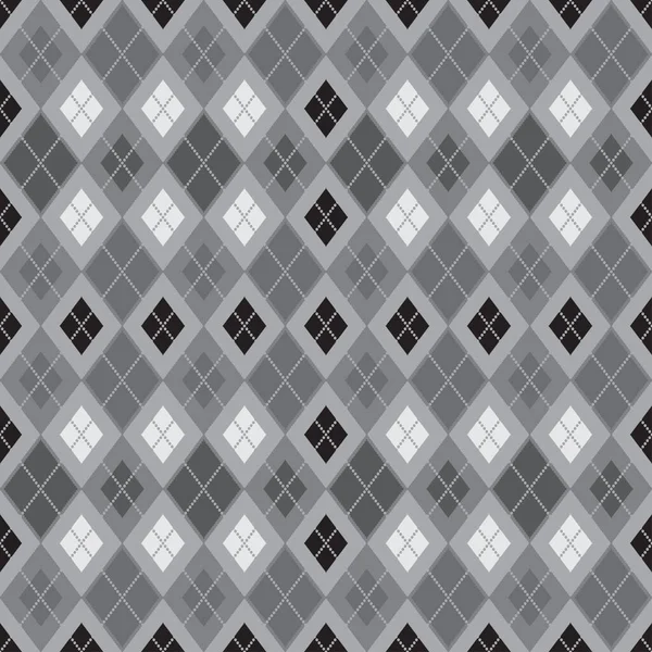 Patrón Argyle Sin Costuras Compuesto Diamantes Varios Colores Sobre Fondo — Archivo Imágenes Vectoriales