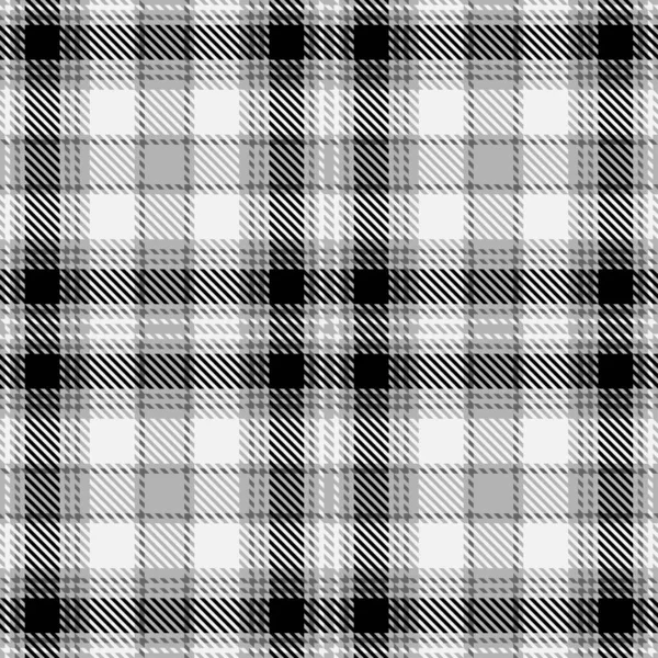 Black White Plaid Pattern Abstract Seamless Striped Wallpaper Monochrome Modern — Stock Vector