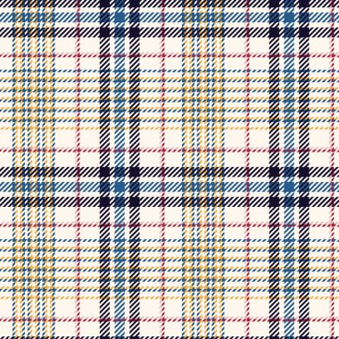 Ekose desenli. Tartan renkli klasik kafes. Moda taramalı arka plan. Soyut doku. Kumaş, gömlek, tekstil ve masa örtüsü üzerine vektör grafikleri.