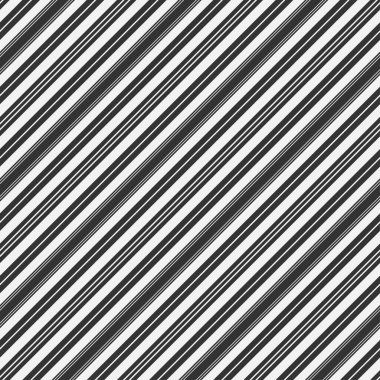 Siyah beyaz çizgili arka plan. Şeritte pürüzsüz desen. Tekstil tasarımı. Kumaş üzerine yazdırmak için geometrik vektör çizgileri.
