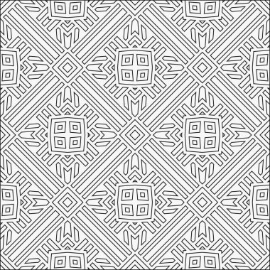 Soyut, dikişsiz geometrik duvar kağıdı. Çizgili, çizgili modern doku. Kafes grafik tasarımı. Vektör illüstrasyonu