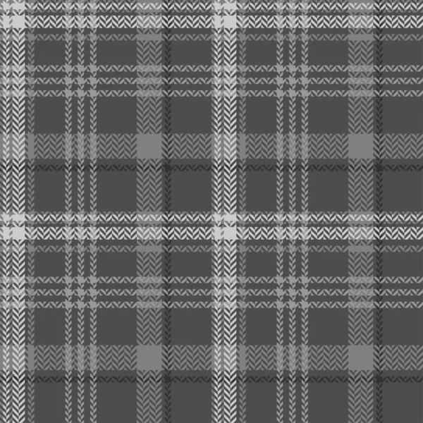 Zwart Wit Ruitpatroon Visgraat Abstract Naadloze Tartan Behang Moderne Mode — Stockvector